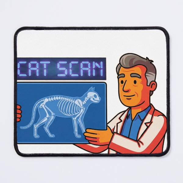 Item preview, Cat Scan - Funny Doctor & Medical Pun designed and sold by escapingtheprint.