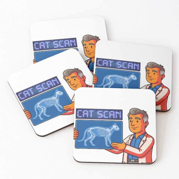 Item preview, Cat Scan - Funny Doctor & Medical Pun designed and sold by escapingtheprint.