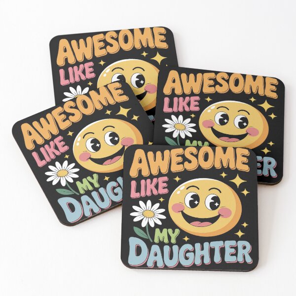 Item preview, Awesome Like My Daughter Groovy Men Funny Fathers Day Dad  designed and sold by InspiredFoul.