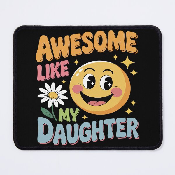 Item preview, Awesome Like My Daughter Groovy Men Funny Fathers Day Dad designed and sold by InspiredFoul.