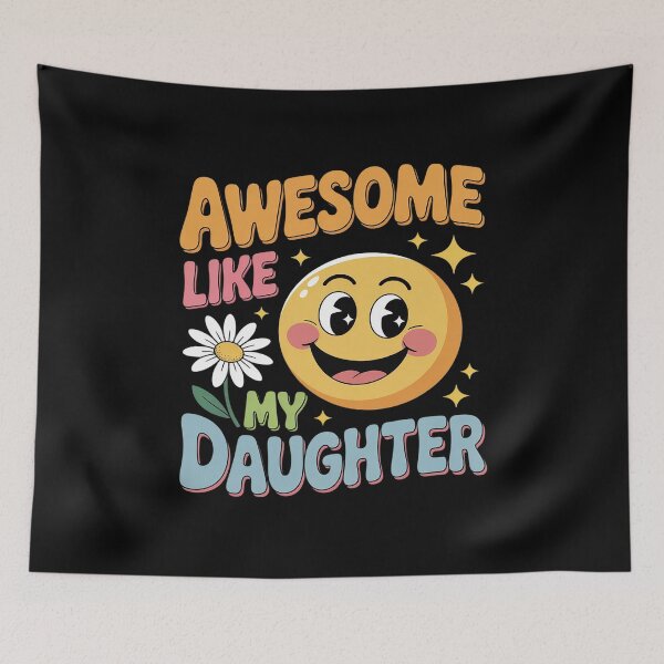 Item preview, Awesome Like My Daughter Groovy Men Funny Fathers Day Dad  designed and sold by InspiredFoul.