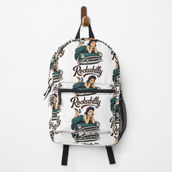 Item preview, Rockabilly vintage car, pin-up girl gift designed and sold by Pineapple-Tree.