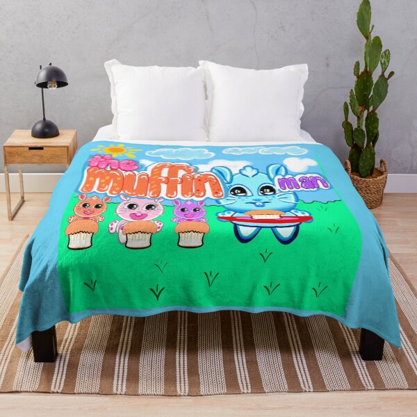 Item preview, The muffin man - wholesome Kids character and Nursery Rhyme art designed and sold by Artonmytee.