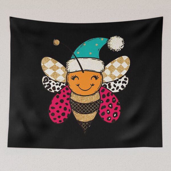 Item preview, Cute Bumblebee Cheerful Holiday Spirit designed and sold by rottabujesl.