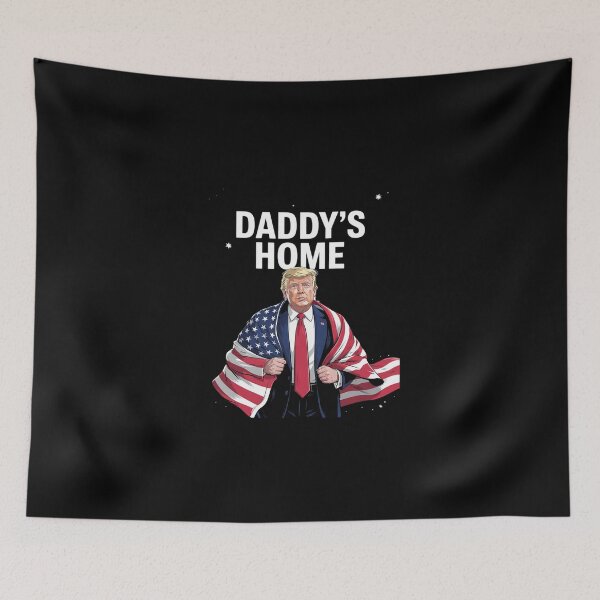 Item preview, Daddy's Home Trump Take America Back US Flag  designed and sold by SyntaxClaw.