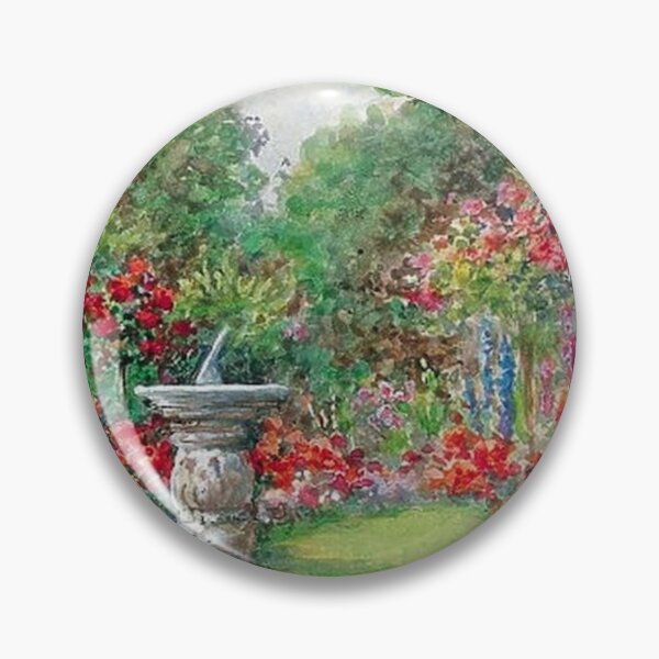 Item preview, Sundial with Ornamental Poppies designed and sold by tomorrowsart.