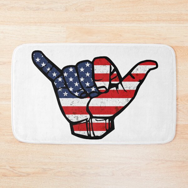 Item preview, American Flag Shaka Hand Patriotic  designed and sold by MarshallStickerX.