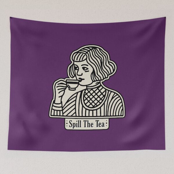 Item preview, weird girls club spill the tea designed and sold by Captain Banjo.