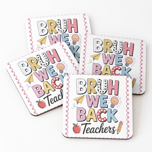 Item preview, Bruh We Back Teachers Back To School Student designed and sold by LacostCarl.