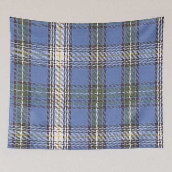 Item preview, Blue Textured Plaid designed and sold by LYFSTYLE.GEMS.