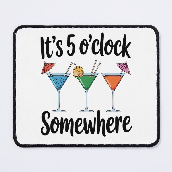 Item preview, It's 5 O’clock Somewhere Drinking Hello Summer Beach designed and sold by LacostCarl.