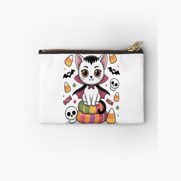 Item preview, Candy Corn Vampire Kitty Embrace The Halloween Whiskers Niche Cute Halloween designed and sold by SignaturalGen.