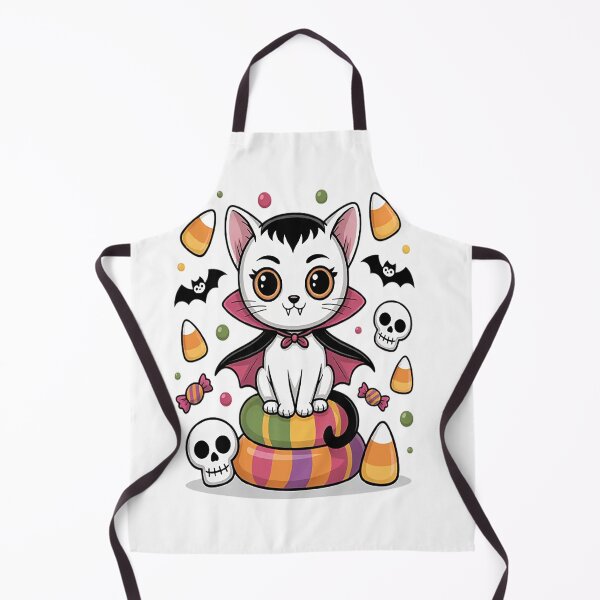 Item preview, Candy Corn Vampire Kitty Embrace The Halloween Whiskers Niche Cute Halloween designed and sold by SignaturalGen.