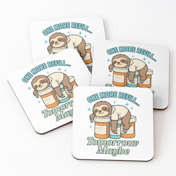 Item preview, Funny Pharmacy Refill Sloth – Pharmacist & Tech Humor Gift designed and sold by ClinicalHubs.