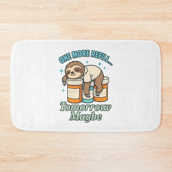 Item preview, Funny Pharmacy Refill Sloth – Pharmacist & Tech Humor Gift designed and sold by ClinicalHubs.