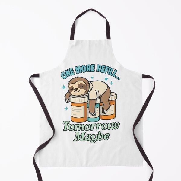 Item preview, Funny Pharmacy Refill Sloth – Pharmacist & Tech Humor Gift designed and sold by ClinicalHubs.