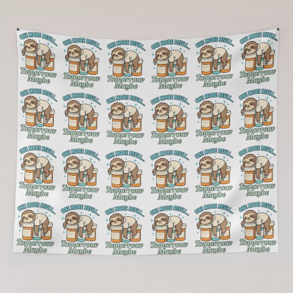 Item preview, Funny Pharmacy Refill Sloth – Pharmacist & Tech Humor Gift designed and sold by ClinicalHubs.