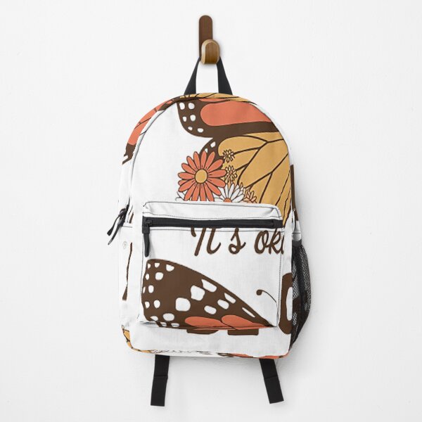 Item preview, It's Okay To Not Be Okay Butterfly Flower Mental Health designed and sold by LacostCarl.