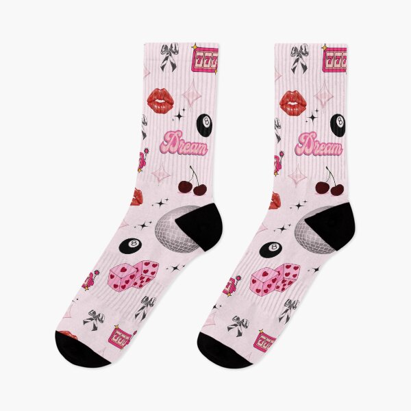 Item preview, Dreamy Pink Retro Icons Pattern designed and sold by joleyjl.