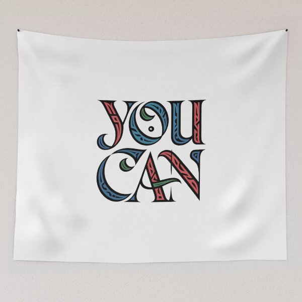 Item preview, You Can – Artistic Motivational Typography designed and sold by IODesignsofficial.