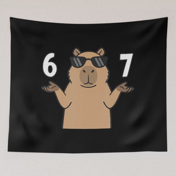 Artikelvorschau, 67 Meme Capybara entworfen und verkauft von rottabujesl.