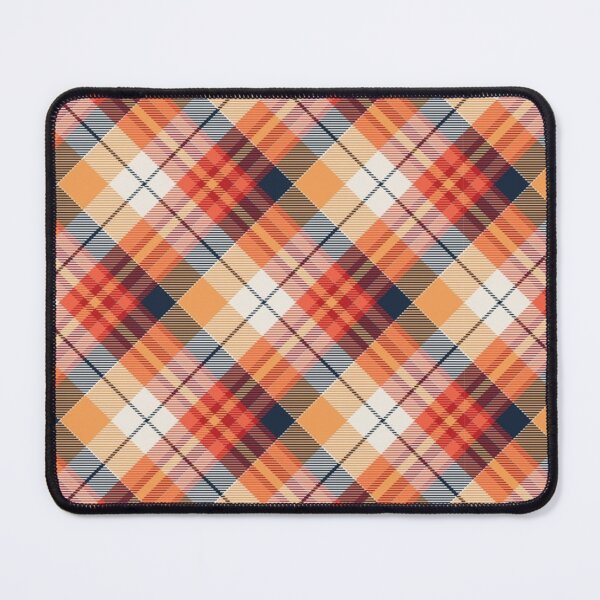 Artikelvorschau, Orange-blaues Diagonalkaro entworfen und verkauft von LYFSTYLE.GEMS.