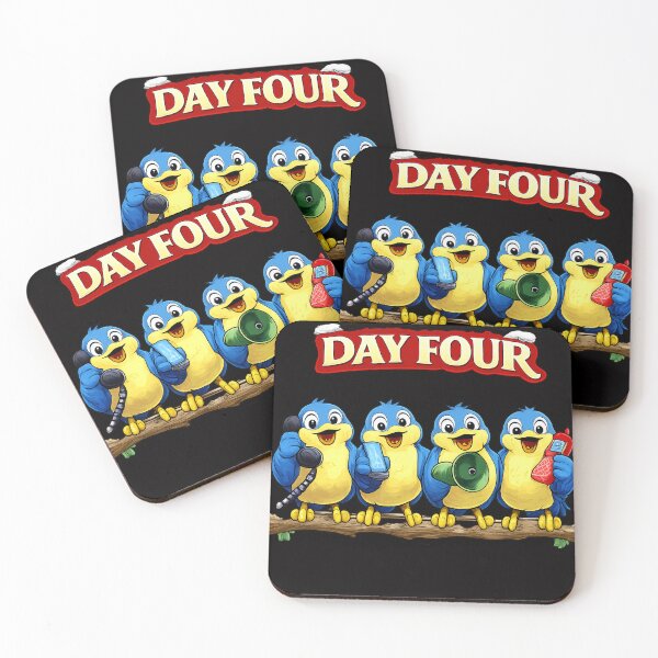 Item preview, 12 Days of Christmas: Day Four designed and sold by halibutgoatramb.