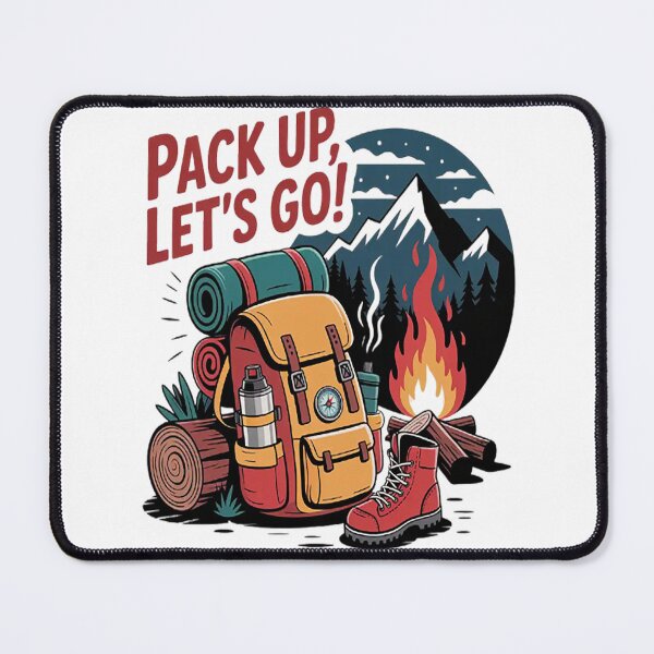 Item preview, Explore And Adventure Pack Up Lets Go Hiking Enthusiast designed and sold by SignaturalGen.