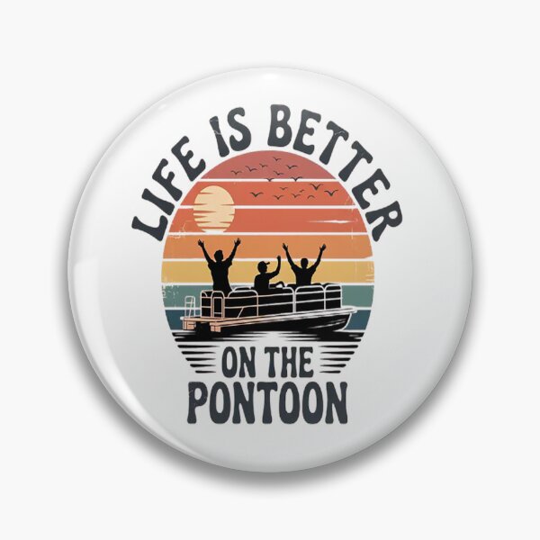 Item preview, Life Is Better On The Pontoon Boat Boating Lake designed and sold by LacostCarl.