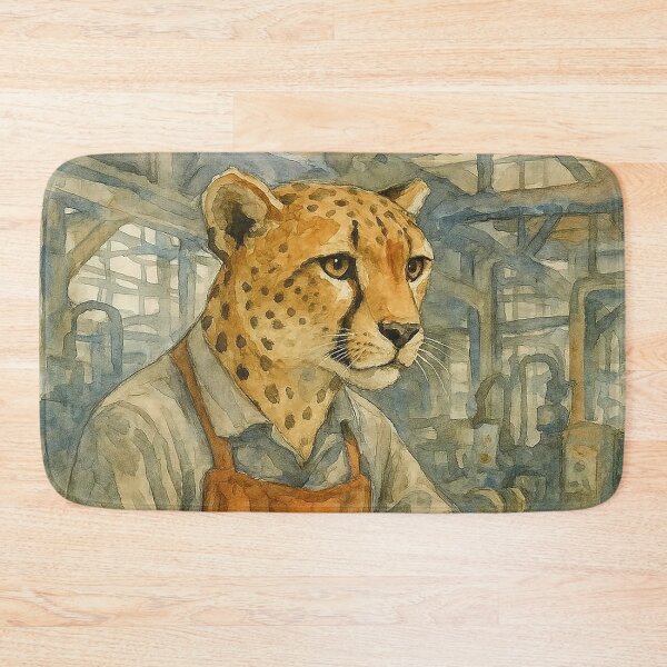 Item preview, Cheetah at the Assembly Line designed and sold by nikkolaus.