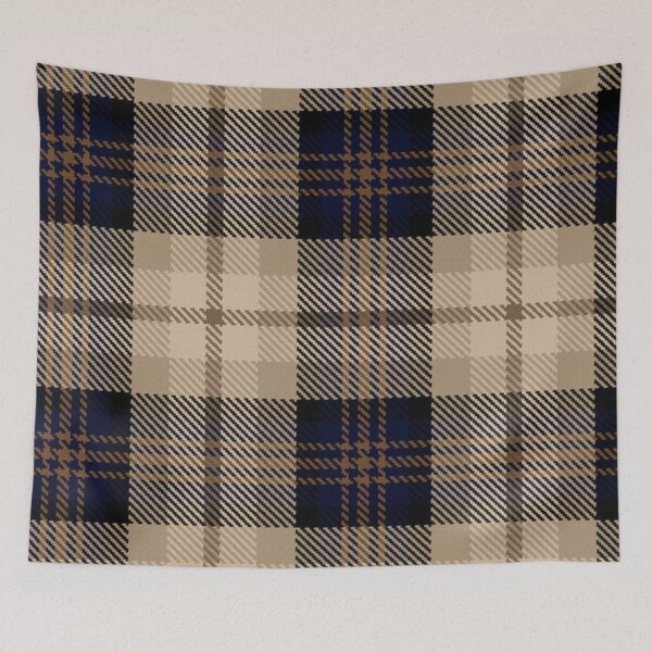 Item preview, Gold Royal Blue Plaid designed and sold by LYFSTYLE GEMS.