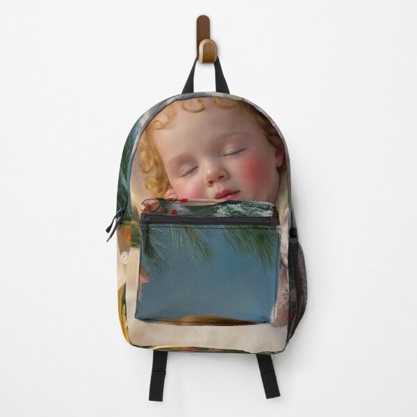 Item preview, Sleeping Angel Child Oil Painting – Cherubic Baby with Wings, Vintage Heavenly Art, Serene Christmas Greeting Card & Canvas Wall Art designed and sold by ZyxDes.