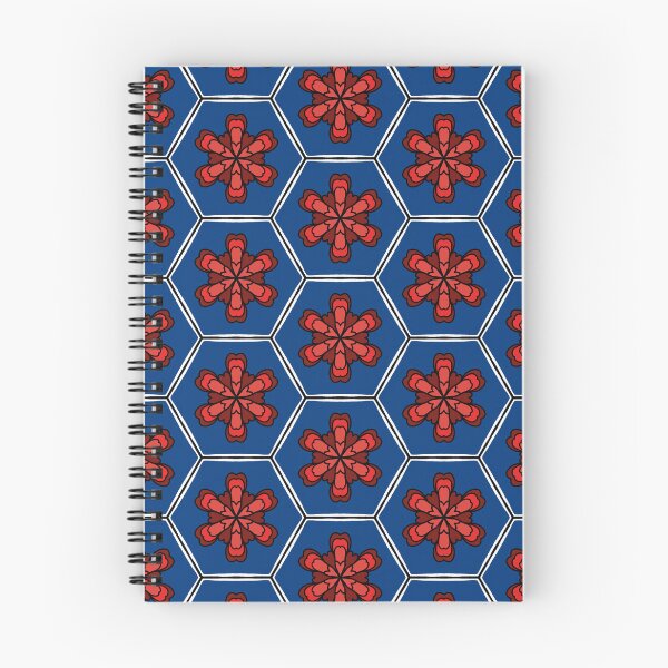 Item preview, Hexagon Floral Tile Pattern designed and sold by AmaiDream.