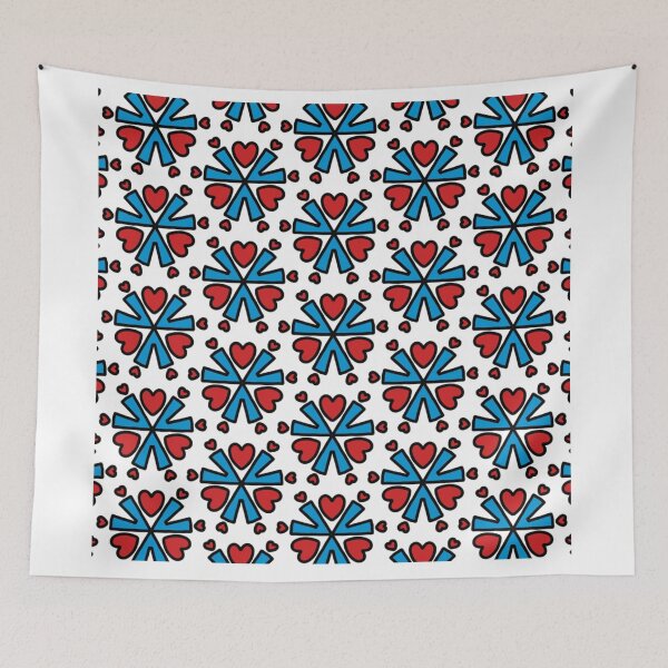 Item preview, Modern Heart Geometry Pattern designed and sold by AmaiDream.