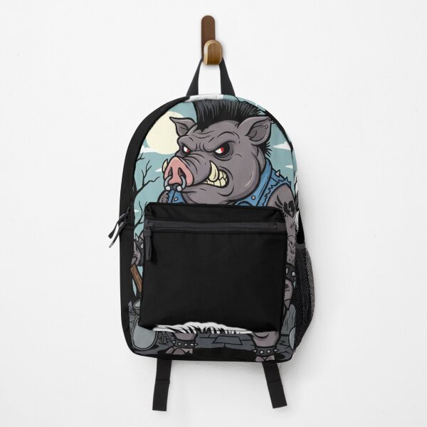 Item preview, Punk Rock Warthog Cartoon Fantasy Rocker Animal Art designed and sold by RebellDancer.