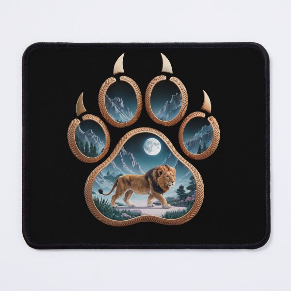 Item preview, Majestic Lion in Mountain Paw Frame designed and sold by jkrphoto.