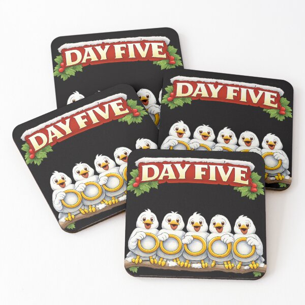 Item preview, 12 Days of Christmas: Day Five designed and sold by halibutgoatramb.