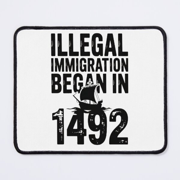 Item preview, Political Anti Columbus Day Immigrants Support designed and sold by LacostCarl.