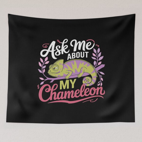 Item preview, Ask Me About My Chameleon designed and sold by FadeOfThrone.
