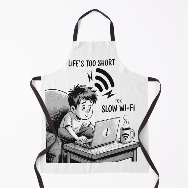 Item preview, Life's Too Short For Slow WI-FI Internet WIFI Computer Tech designed and sold by SignaturalGen.