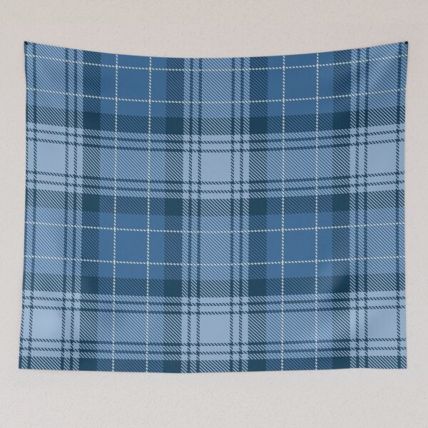 Item preview, BLUE WHITE SCOTTISH TARTAN designed and sold by LYFSTYLE GEMS.