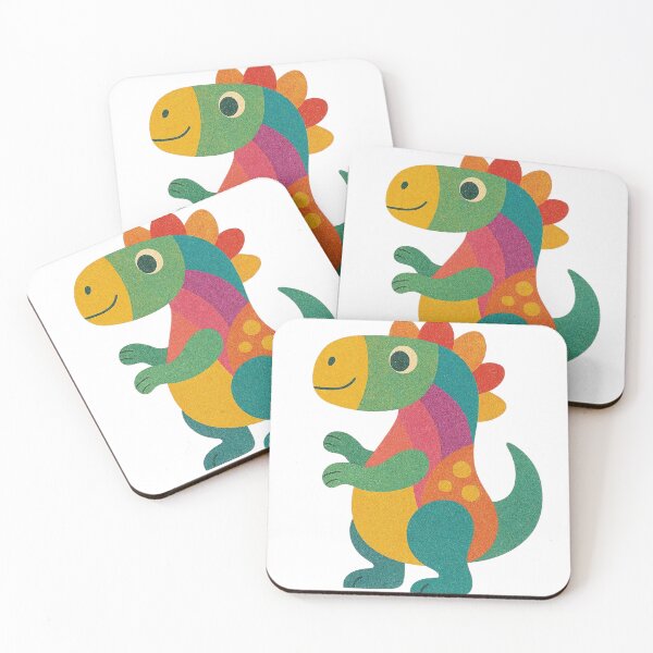 Item preview, Colorful Abstract Baby Dinosaur – Cute Vibrant Dino Art for Kids designed and sold by TheNameCraftery.