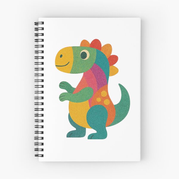 Item preview, Colorful Abstract Baby Dinosaur – Cute Vibrant Dino Art for Kids designed and sold by TheNameCraftery.