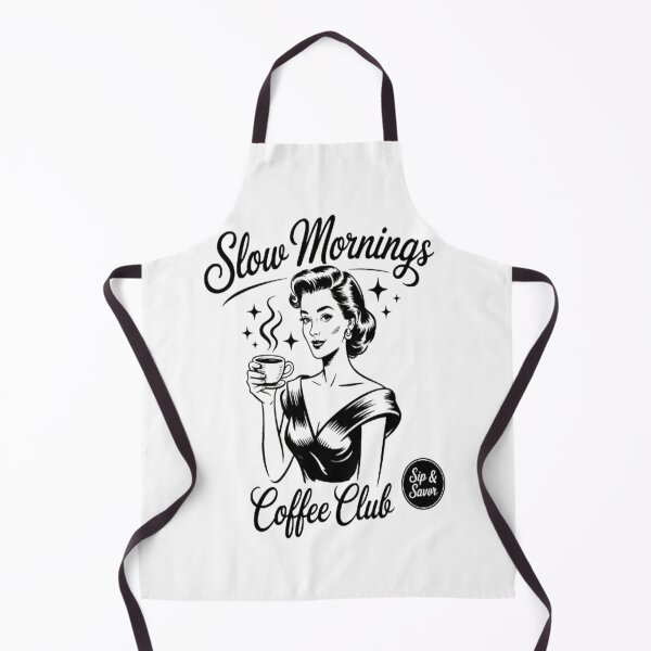 Item preview, Slow Mornings Coffee Club Morning Coffee Lover designed and sold by LacostCarl.