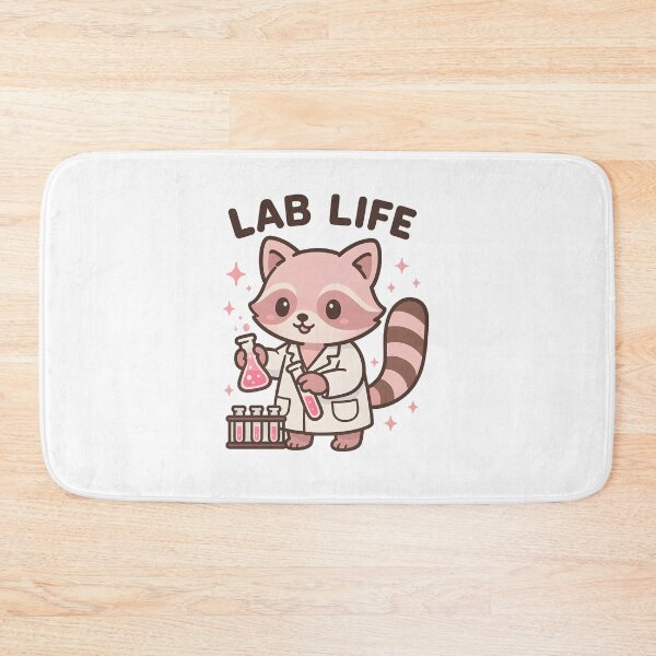 Item preview, Lab Life Cute Raccoon Scientist – Adorable Laboratory Tech Design designed and sold by ClinicalHubs.