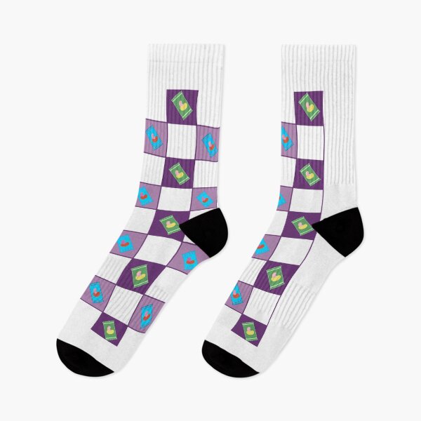 Item preview, Candy Wrap Checkerboard – Kawaii Purple & White Pattern designed and sold by AmaiDream.