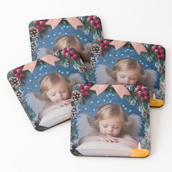 Item preview, Vintage Angel Child Portrait Photography – Cherubic Baby with Wings, Soft Nostalgic Christmas Greeting Card & Canvas Wall Art designed and sold by ZyxDes.