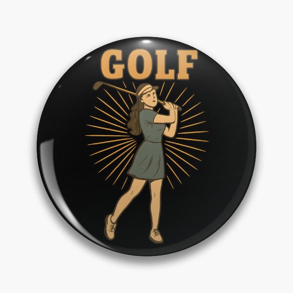 Item preview, Vintage Golf Player Retro Illustration Black designed and sold by tarzbol.
