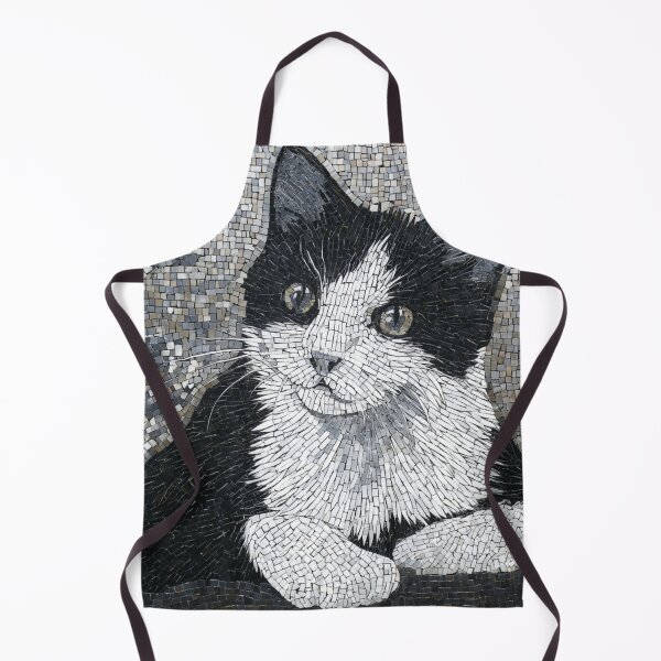 Item preview, Black and White Cat Mosaic Inspired designed and sold by GrinGalore.