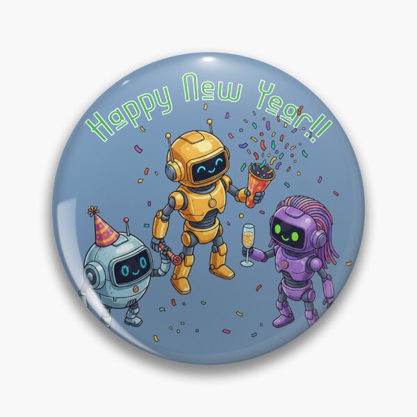 Item preview, AI New Year Party designed and sold by PKM4n.